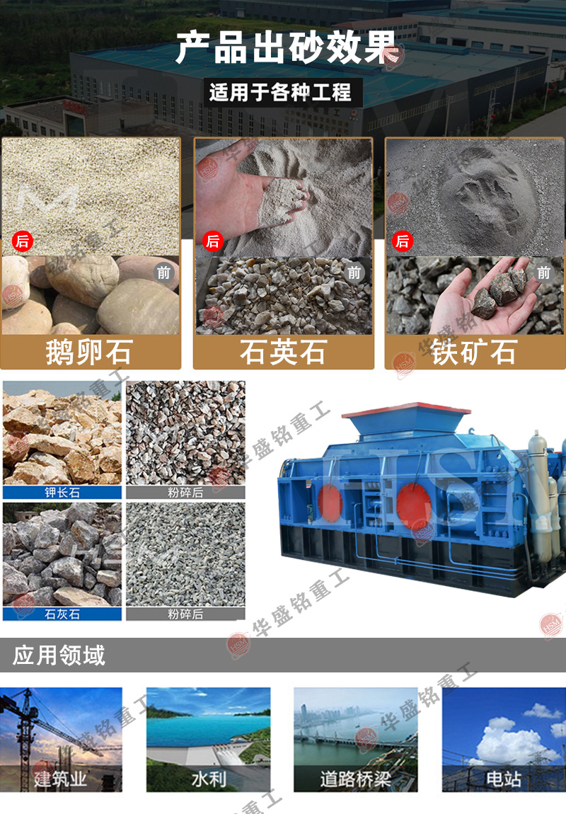 全自動液壓對輥破碎機(jī)